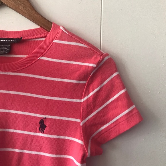 Ralph Lauren Tops - Ralph Lauren Pink Top, 100% Cotton Polo Top, Pink
